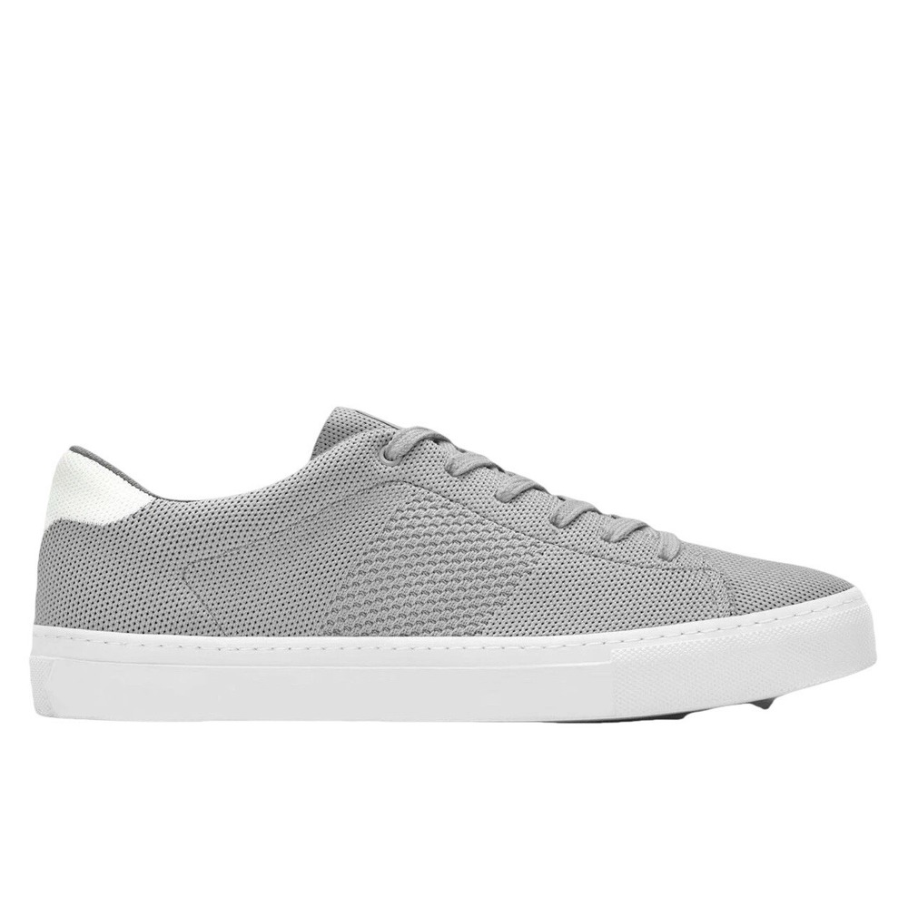 Greats Royale Knit Mens 12 Grey Low Top‎ Sneakers Made in Italy Recycled Mesh